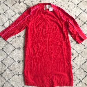 NWT Line and Dot peekaboo sleeve dress